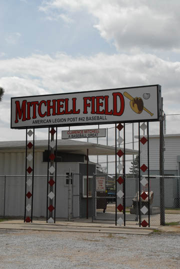 entrance to baseball stadium