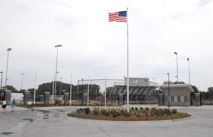 Norfolk NE baseball field entrance 