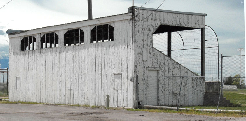 entrance to baseball stadium