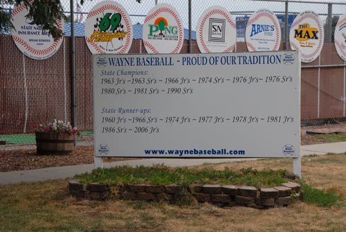 wayne NE baseball stadium